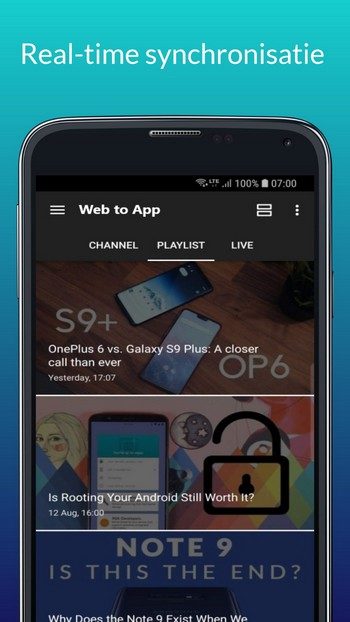Écran Web vers application_3