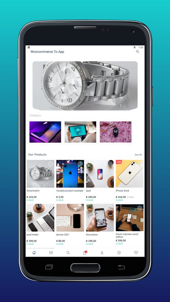 Woocommerce to App screen_1